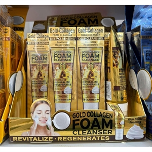 Gold collagen foam cleanser