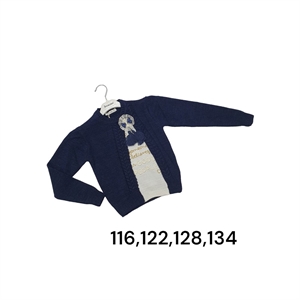 Sweter dziewczęcy okrągły produkt Turecki  116-134cm