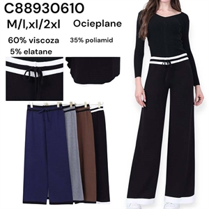 Spodnie damskie szerokie nogawki (M-2XL)