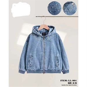 Kurtka jeansowa dziewczęca (8-16)