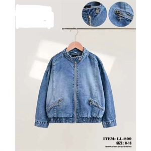Kurtka jeansowa dziewczęca (8-16)