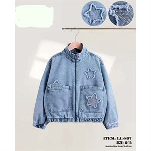 Kurtka jeansowa dziewczęca (8-16)