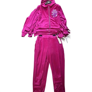 Komplet welurowy dziewczęcy (4-14)