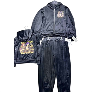 Komplet welurowy dziewczęcy (4-14)