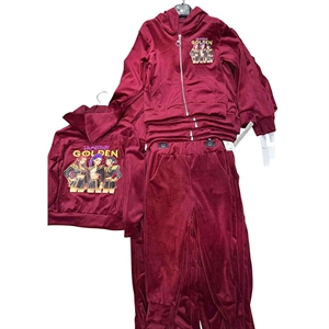 Komplet welurowy dziewczęcy (4-14)