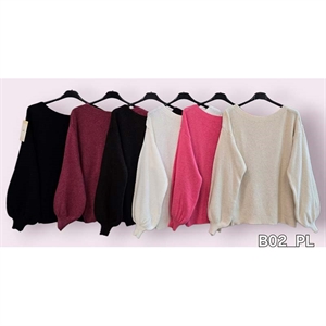 Sweter damski okrągły - Produkt Włoski