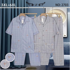 Piżama męska (3XL-6XL)