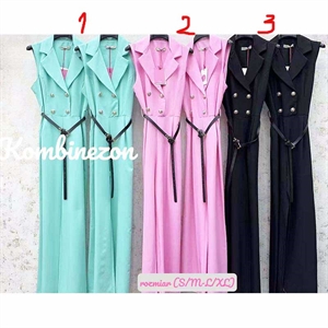 Kombinezon damski bez rękawów produkt Włoski  S/M-L/XL