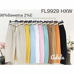 Spodnie damskie z paskiem produkt Włoski