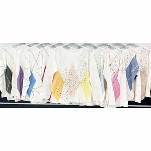 Sweter damski okrągły