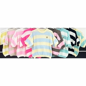 Sweter damski z krótkim rękawem