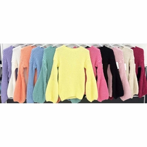 Sweter damski okrągły