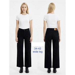 Jeansy szerokie nogawki  34-42