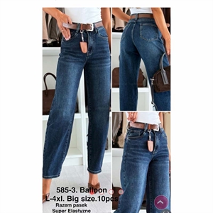 Jeansy balloon Big Size  L-4XL