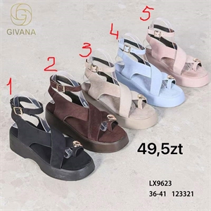 Sandały na koturnie  36-41