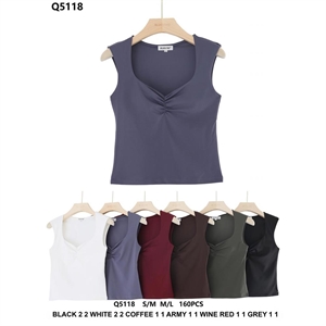 Bluzka damska bez rękawów  S/M-M/L
