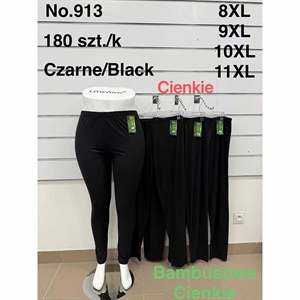 Legginsy bambusowe cienkie Big Size  8XL-11XL