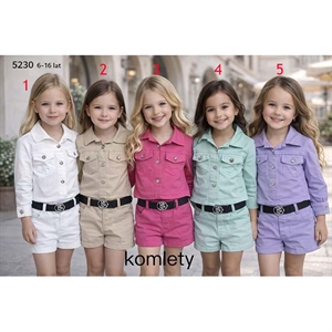 Komplet dziewczęcy  6-16 lat