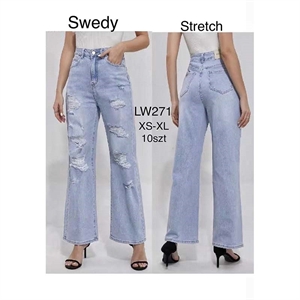 Jeansy damskie  XS-XL