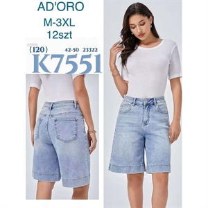 Spodenki jeansowe damskie  M-3XL(42-50)