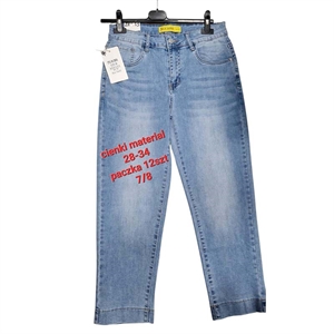 Jeansy damskie 7/8  28-34