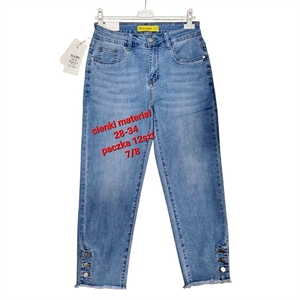 Jeansy damskie 7/8  28-34
