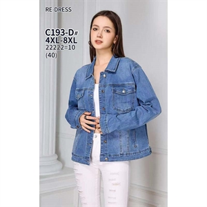 Kurtka jeansowa damska Big Size  4XL-8XL