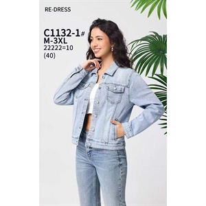 Kurtka jeansowa damska  M-3XL