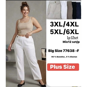 Spodnie damskie Big Size  3XL/4XL-5XL/6XL