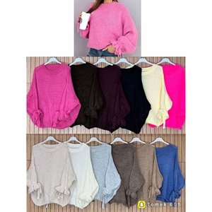 Sweter damski okrągły