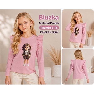 Bluzka dziewczęca  6-16 lat