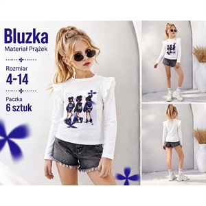 Bluzka dziewczęca  4-14 lat