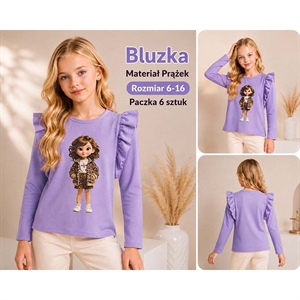 Bluzka dziewczęca  6-16 lat