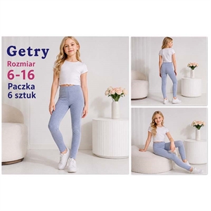Legginsy dziewczęce  6-16 lat