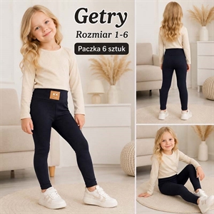 Legginsy dziewczęce  1-6 lat