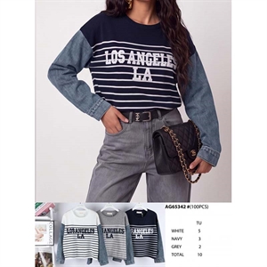 Sweter damski okrągły