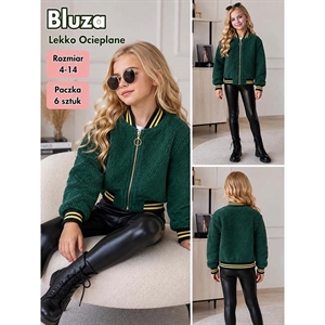 Bluza lekko ocieplana  4-14 lat
