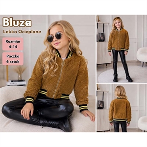 Bluza lekko ocieplana  4-14 lat