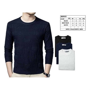 Sweter męski okrągły  M-2XL