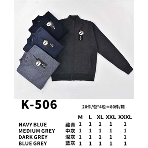 Sweter męski na suwak  M-3XL