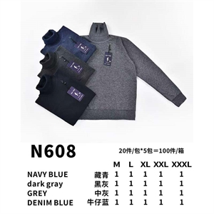 Sweter męski z golfem  M-3XL