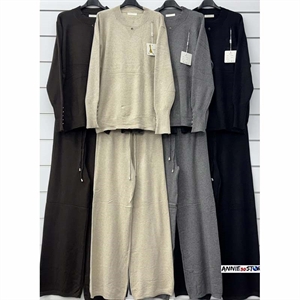 Komplet sweterkowy damski okrągły  S/M-L/XL