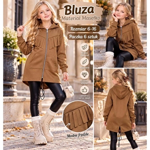Bluza dziewczęca  6-16 lat