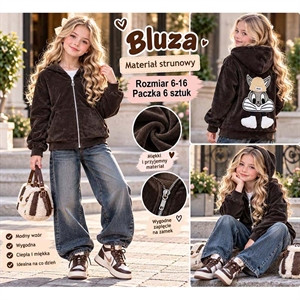 Bluza dziewczęca  6-16 lat