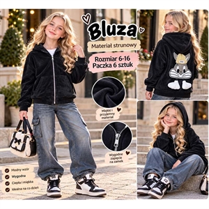 Bluza dziewczęca  6-16 lat