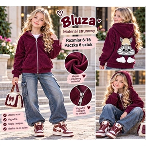 Bluza dziewczęca  6-16 lat