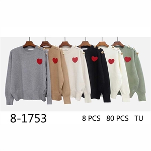 Sweter damski okrągły
