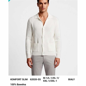 Sweter męski zapinany na guziki  M-3XL