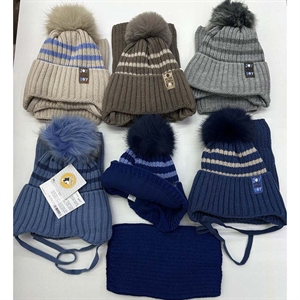 Komplet Czapka + Komin 44-46