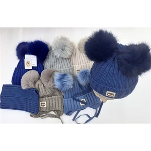 Komplet Czapka + Komin 46-50